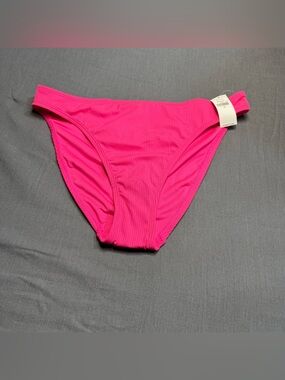 Old Navy Ribbed Bikini Bottom in Bright Pink